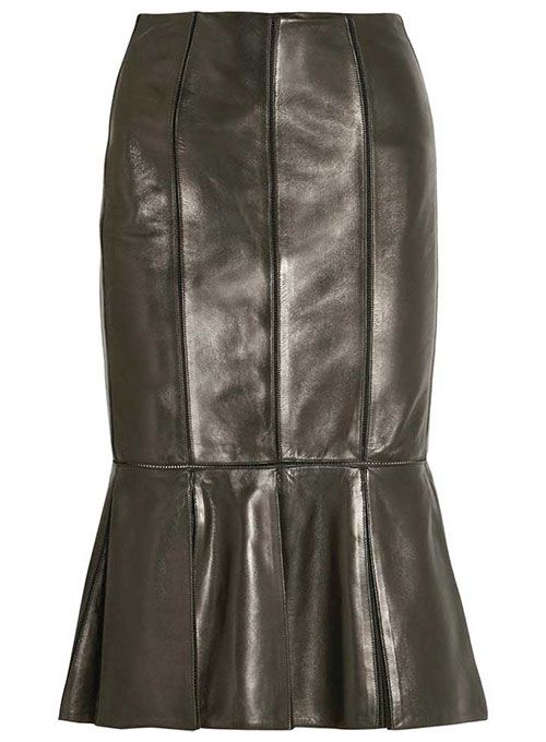 Fishtail Leather Skirt - # 451 - Click Image to Close