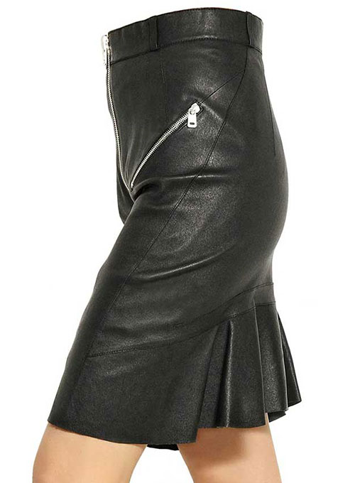 Fleur Leather Skirt - # 430