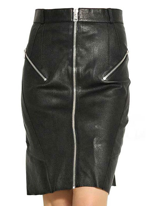 Fleur Leather Skirt - # 430 - Click Image to Close
