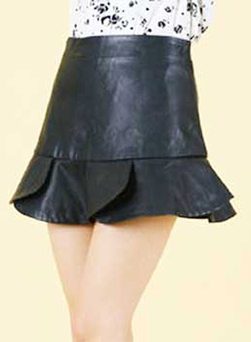 Flutter Leather Skirt - # 152