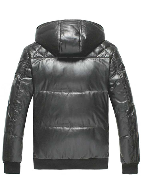 Leather Hood Jacket  # 637