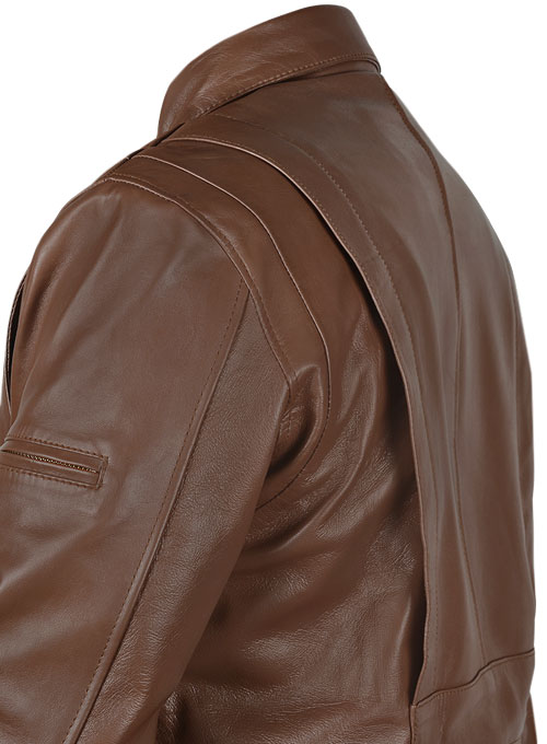 Hunter Bomber Leather Jacket - Click Image to Close