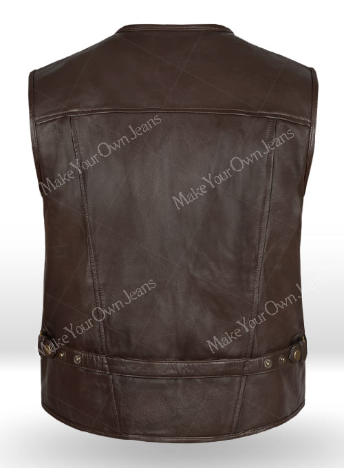 Chris Pratt Jurassic World Fallen Kingdom Leather Vest