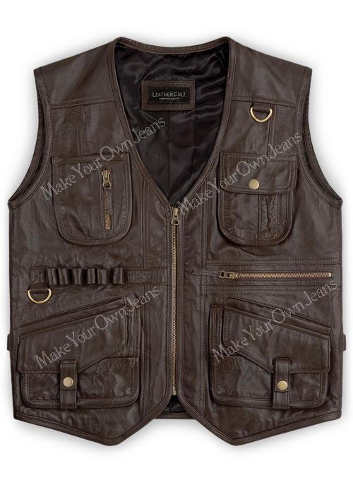 Chris Pratt Jurassic World Fallen Kingdom Leather Vest