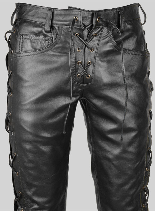 Laced Leather Pants - Style  # 515