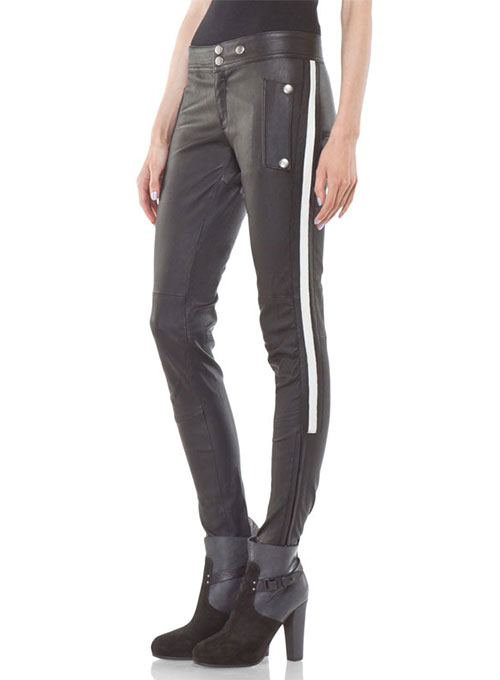 Leather Biker Jeans - Style #510 - Click Image to Close