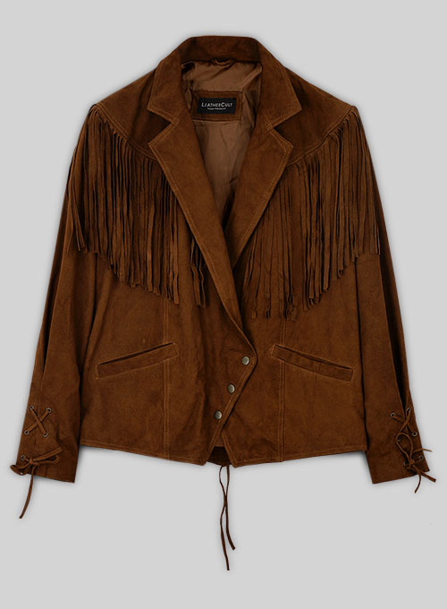 Leather Fringes Jacket #1012