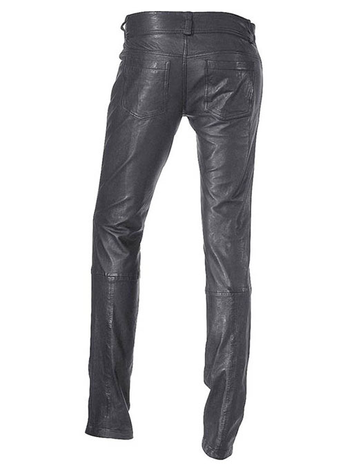 Leather Biker Jeans - Style #501 - Click Image to Close