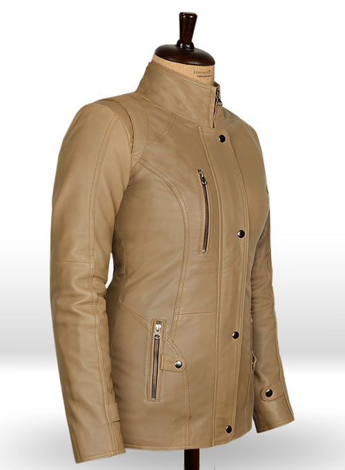 Soft Amazon Brown Leather Jacket # 2000