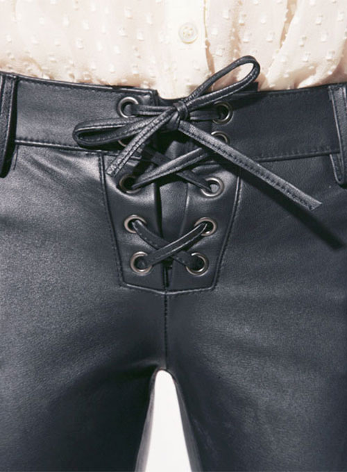 Leather Biker Jeans - Style #506 - Click Image to Close