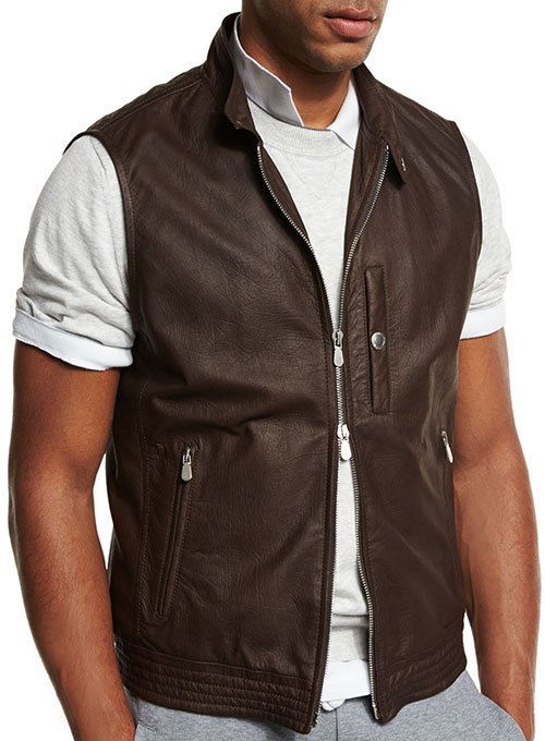 Leather Vest # 325
