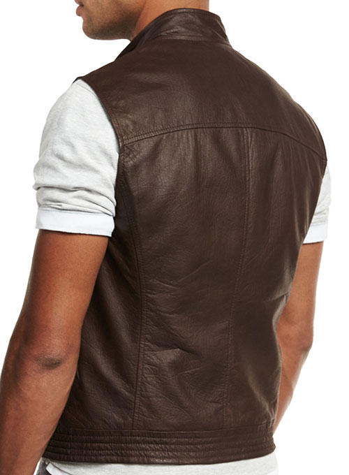 Leather Vest # 325