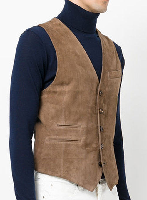 Leather Vest # 338