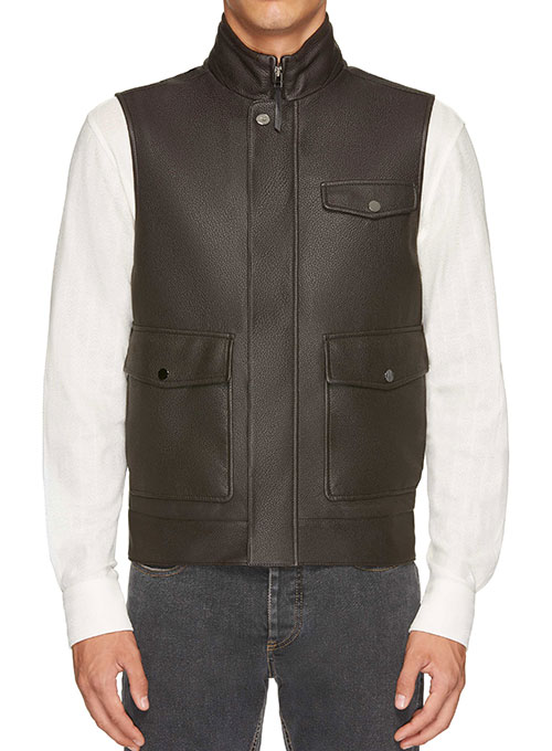 Leather Vest # 341