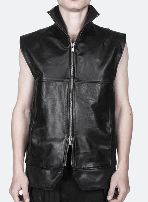 Leather Vest # 346