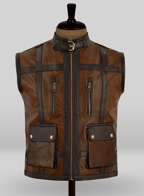 Leather Vest # 352