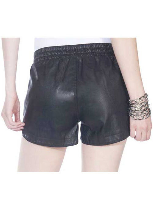 Leather Cargo Shorts Style # 375 - Click Image to Close