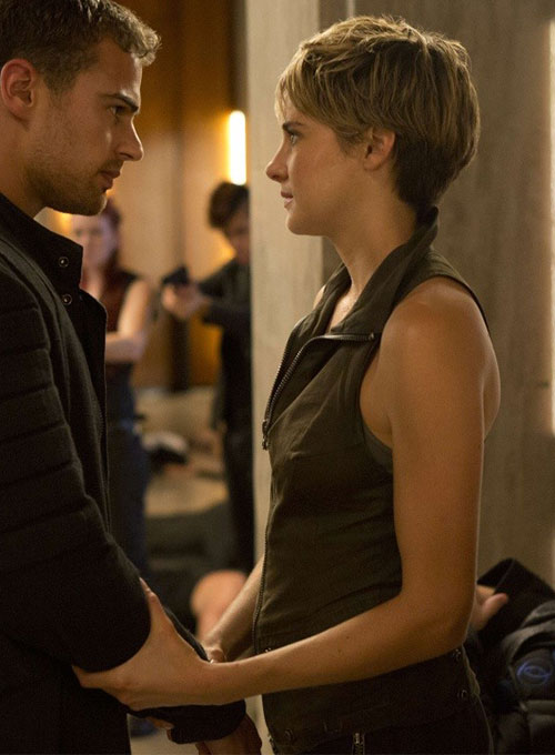 Shailene Woodley Insurgent Leather Vest - Click Image to Close