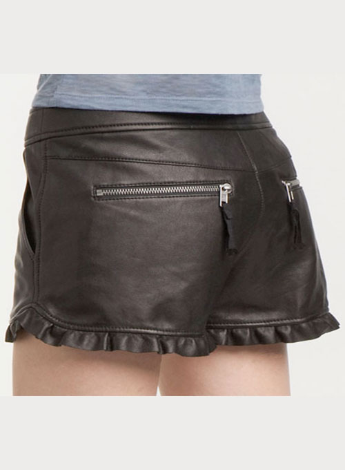 Leather Cargo Shorts Style # 353 - Click Image to Close