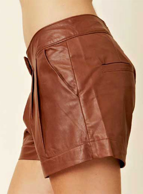 Leather Cargo Shorts Style # 360