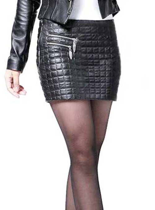 Turtle Leather Skirt - # 186 - Click Image to Close
