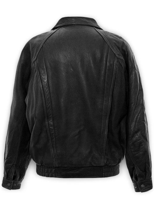 Vintage Bomber Leather Jacket - Click Image to Close
