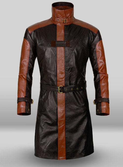 Aiden Pearce Watch Dog Leather Trench Coat