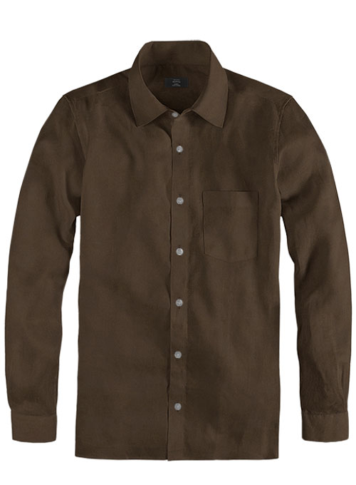 Brown Poplene Shirt - Click Image to Close