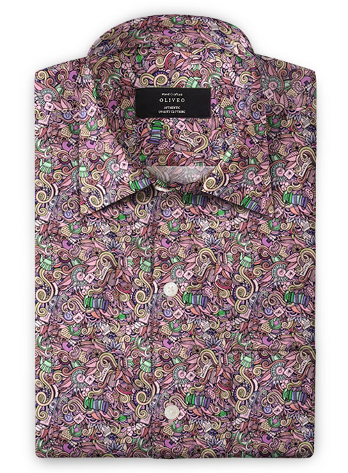 Cotton Tea Time Shirt - Full Sleeves