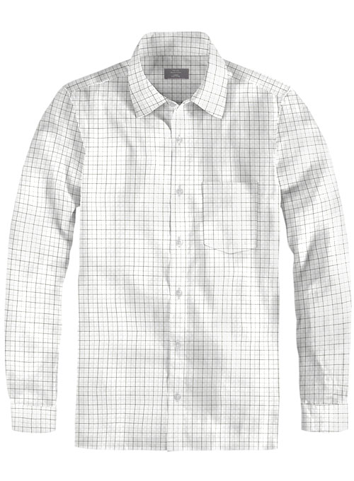Giza Royal Checks Cotton Shirt - Full Sleeves - Click Image to Close
