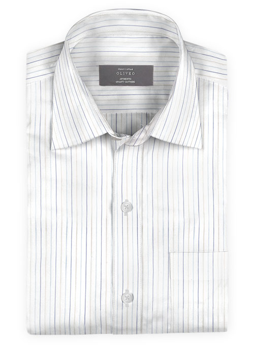 Giza White Hill Cotton Shirt - Full Sleeves