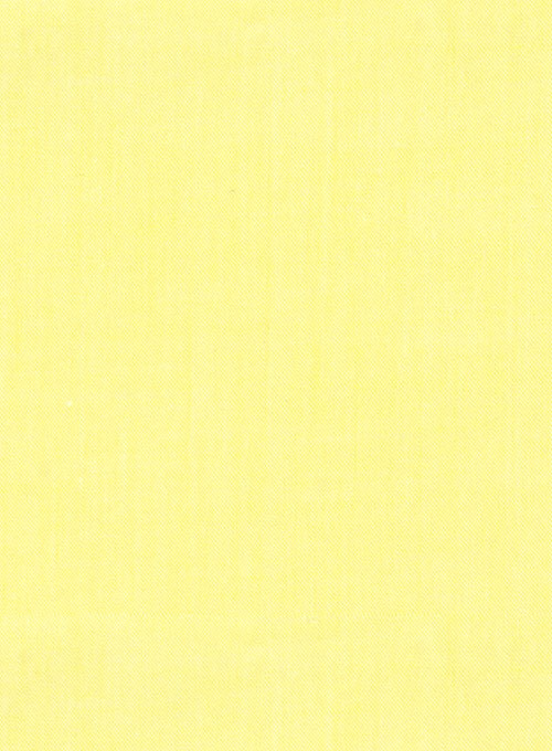 Giza Yellow Cotton Shirt- Full Sleeves