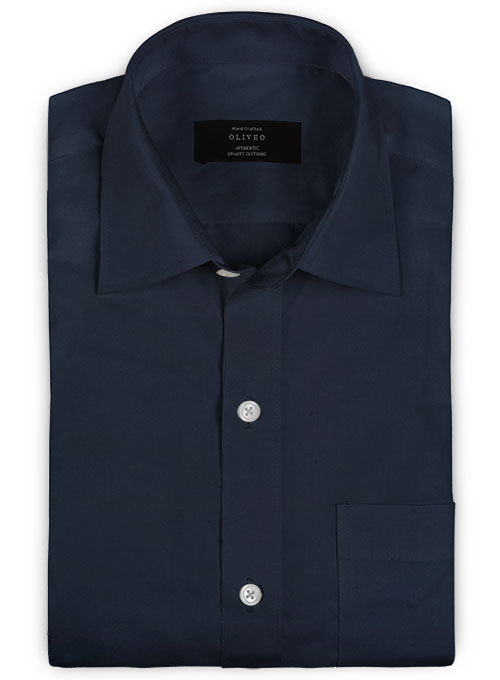 Navy Poplene Shirt