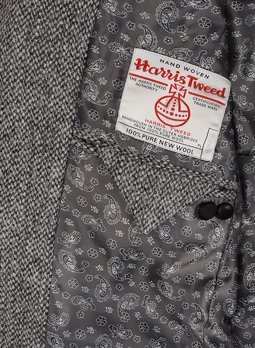 Harris Tweed Barley Gray Jacket - Click Image to Close
