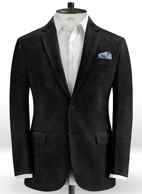 Black Corduroy Suit