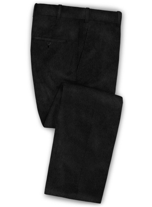 Black Corduroy Suit