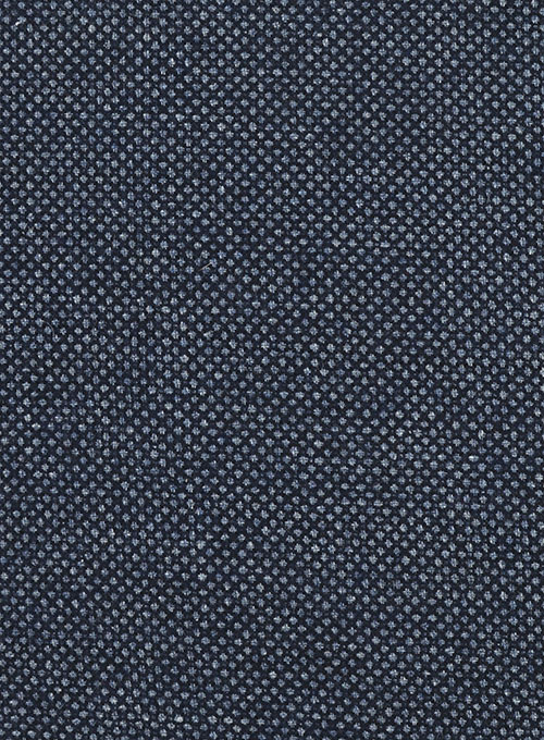 Blue Honey Comb Tweed Suit
