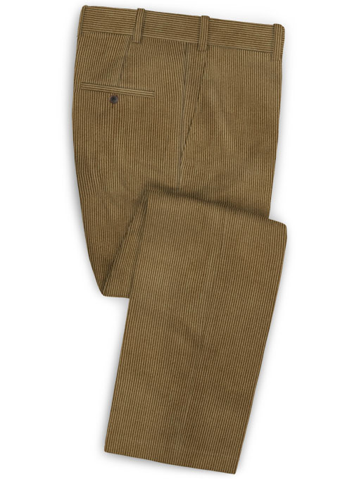Brown Thick Corduroy Suit