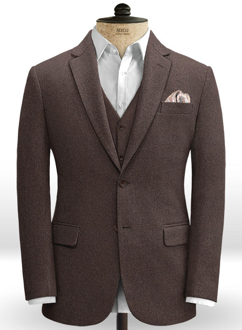 Brown Heavy Tweed Suit - Click Image to Close