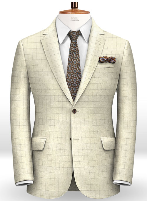 Casino Cotton Wool Stretch Suit