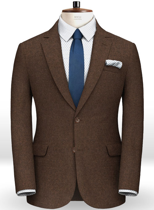 Cashmere Flannel Ladson Wool Suit - Click Image to Close
