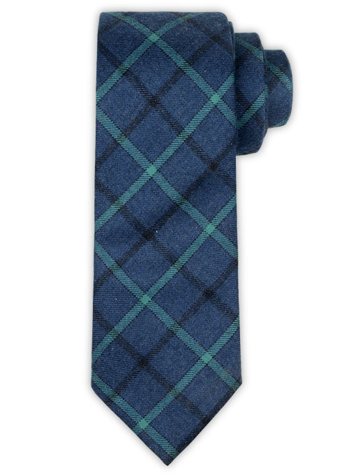 Tweed Tie - Castle Blue