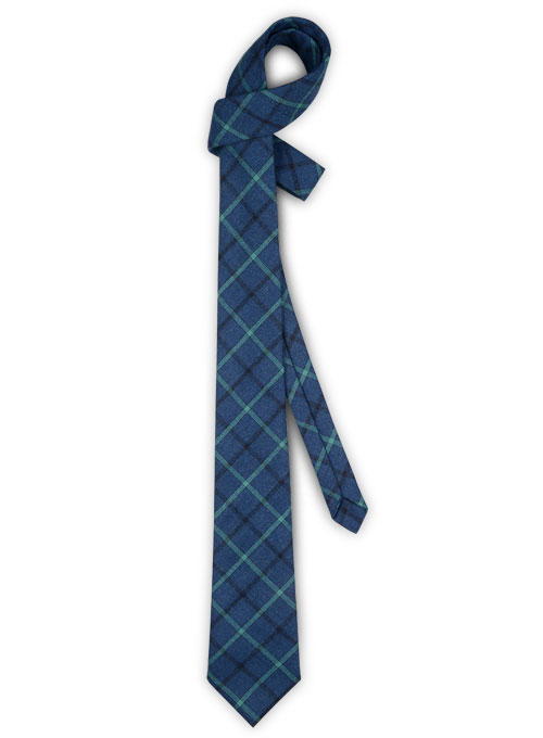 Tweed Tie - Castle Blue - Click Image to Close