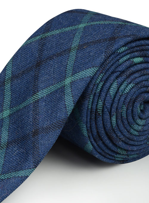 Tweed Tie - Castle Blue