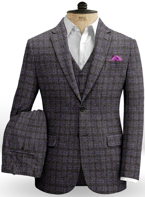 Derby Checks Tweed Suit