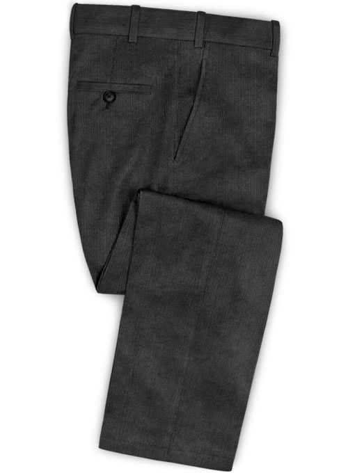 Dark Gray Corduroy Suit