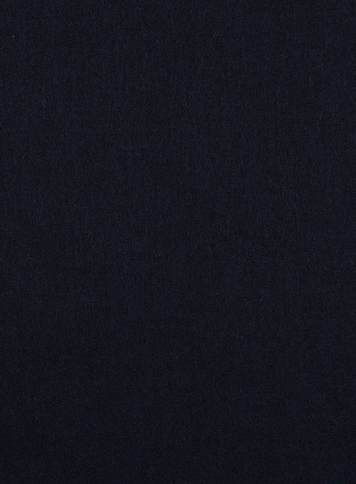 Dark Navy Flannel Wool Suit