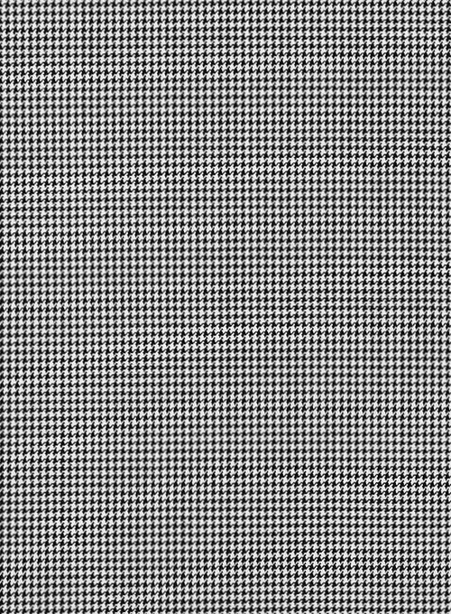 Dogtooth Wool Light Gray Suit