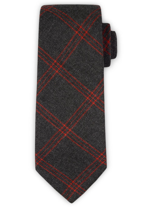 Tweed Tie - Dublin Charcoal