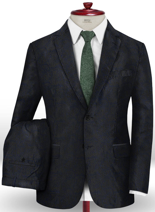 Enar Navy Wool Suit